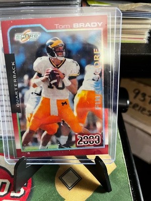 2000 Score - 2000 Rookie Tom Brady #316 Final Score 12/32 (RC) REPRINT,FACESMILE