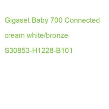 Gigaset Baby 700 Connected cream white/bronze S30853-H1228-B101 (4255781905280)