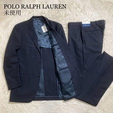 Tag Attached Polo Ralph Lauren Suit Set Up Wool Navy 38
