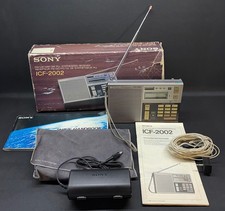 Sony ICF-2002 FM/LW/MW/SW PLL Synthesized Short Wave Radio Receiver Working