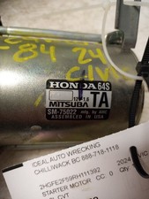 Starter Motor Naturally Aspirated Sedan Fits 22-23 CIVIC 736332