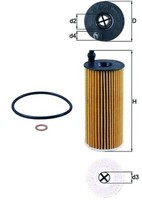 ÖLfilter Mahle Ox 404D Filtereinsatz FüR Bmw Mini Toyota Alpina R56 E91 F31 F11