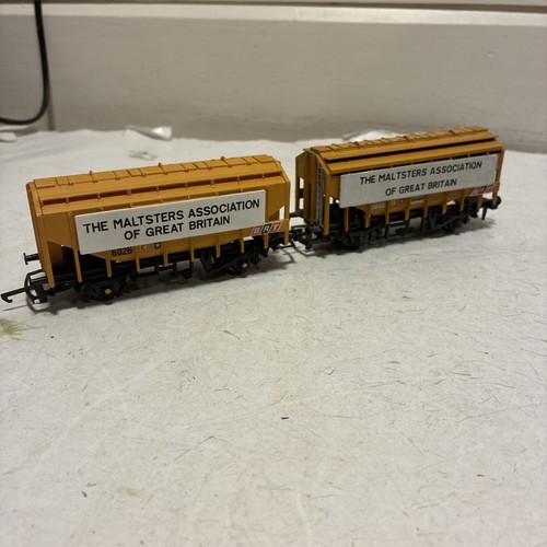 2 x Bachmann 33-126A BRT 35 Tonnen Mälzerverband Schüttgut Getreidewagen 6026&5860 | Zustand: Used