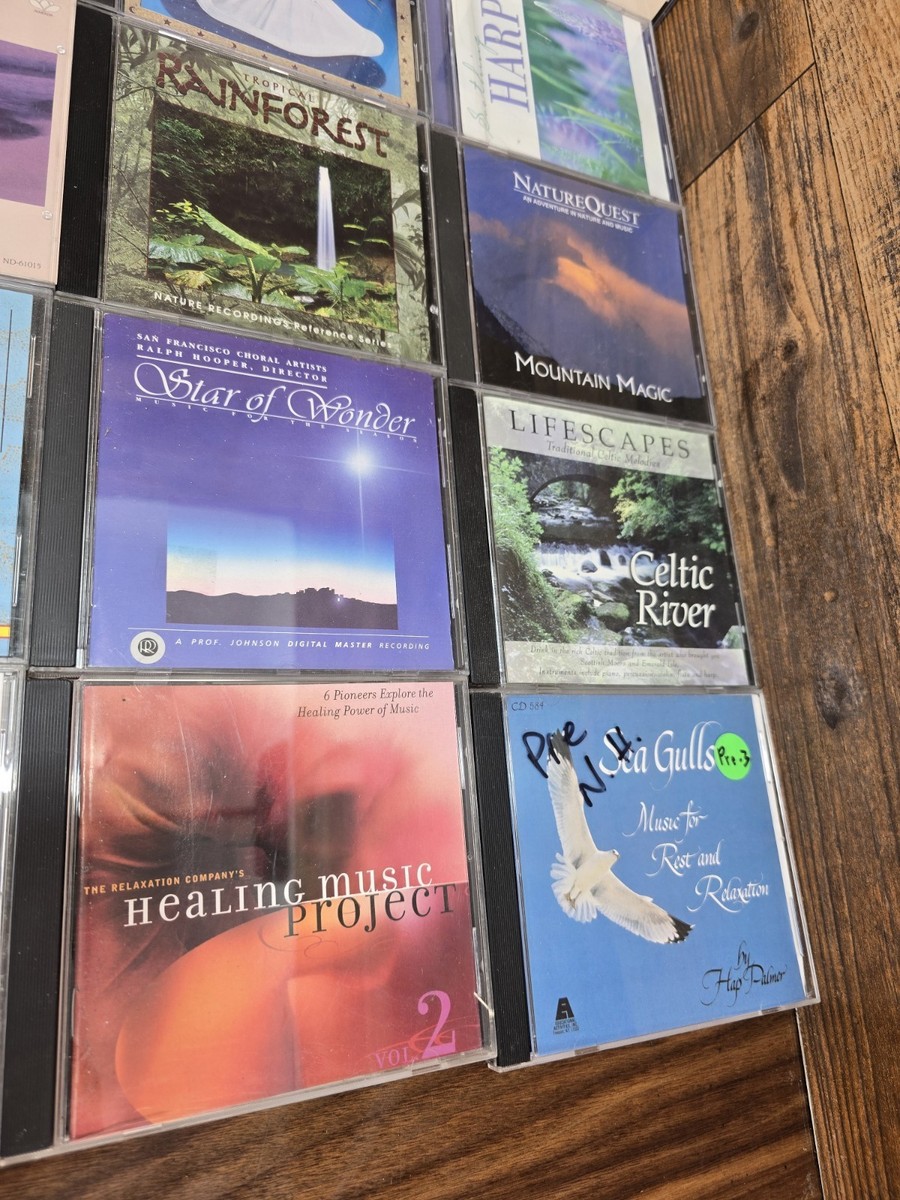 Lot of 30+ Meditation Relaxation CDs Spa Sleep Nature Ambient