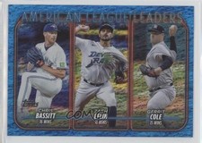 2024 Series 1 League Leaders Blue Holofoil /999 Chris Bassitt Zach Eflin #57 w7v