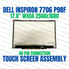 17" LCD Screen LP170WQ1-SPC1 Frame Touch Assembly Dell Inspiron 17 7706 QHD