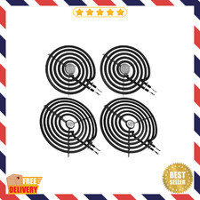 4pcs Electric Stove Burner Element Replacement 6in  8in Compatible with WB30M2.
