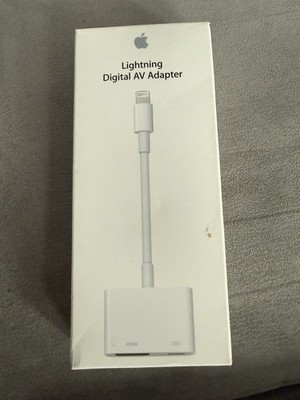 Apple Lightning Digital AV Adapter MD826ZM/A White HDMI for iPhone iPad