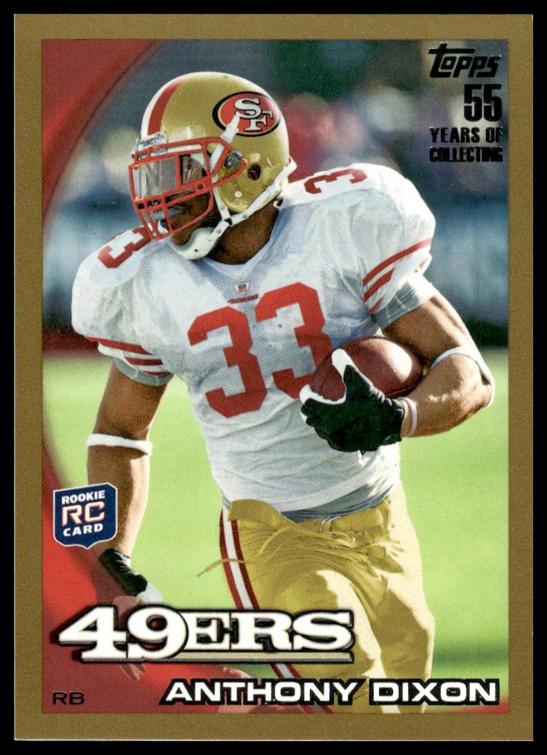 Anthony Dixon Topps #307 Gold