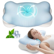 Kauwtyp Ergo Pillow For Sleep Apnea Cervical Neck Pillow For Neck Relief