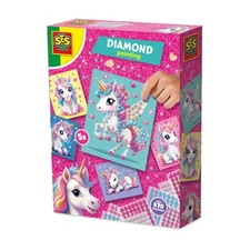 SES Creative 14726 Unicorn - Diamond Painting - Creative Craft Kit for Kids Aged