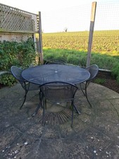 4-Piece Garden Table and Chair Set, Ketler, Table Diameter 135cm