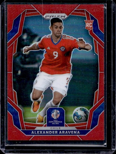 2024 Prizm Copa America Alexander Aravena RC Red Rookie #/199 Chile
