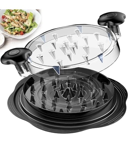 10" Pro Chicken Shredder Tool Twist Large for Kitchen BPA-Free Food-Safe Meat Gr