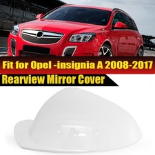1x Links Weiß Spiegelkappe Gehäuse Für OPEL INSIGNIA 2008-2017