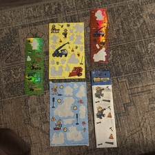 Vintage Bob The Builder Sandy Lion Stickers Used Lot Of 5