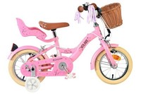 Volare Blossom Kinderfahrrad MäDchen 12 Zoll Rosa Mit Zwei Handbremsen Und