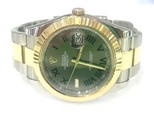 Rolex Stainless Steel/18K Yellow Gold Datejust II 41MM Wimbledon Dial 116333 7