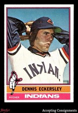 1976 Topps #98 Dennis Eckersley RC ROOKIE INDIANS VG/EX - EX