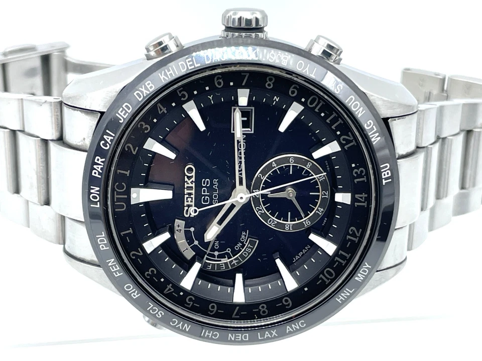 Reloj para hombre SEIKO ASTRON GPS radio onda solar acero inoxidable en caja 7X52-0AE0 Foto 4 de 4