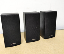 Onkyo Surround Sound Speakers Lot Of 3 Bookshelf/Mountable SKB-770