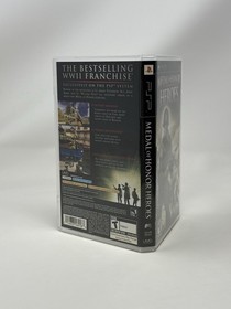 Medal of Honor Heroes PlayStation Portable PSP Complete CIB Black Label Tested