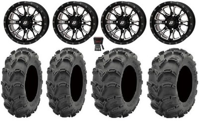 Sedona Fusion 14'' Wheels Machined +10mm 27'' Mud Lite XL Tires Renegade Outlander