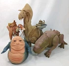 Star Wars POTF2 Creature Figure Lot Ronto, Dewback, Jabba & Kaadu Kenner 1997