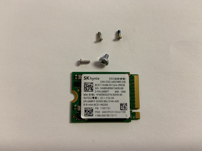 SK Hynix 256GB SSD BC511 M.2 2230 PCIe NVMe HFM256GDGTNI-82A0A