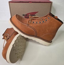 0875 Red Wing Classic Moc Toe Boots Oro-Legacy Leather Men's 8 E