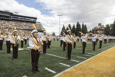 Laramie Wyoming 2015 University of Wyoming Western Thunder Band Football Game