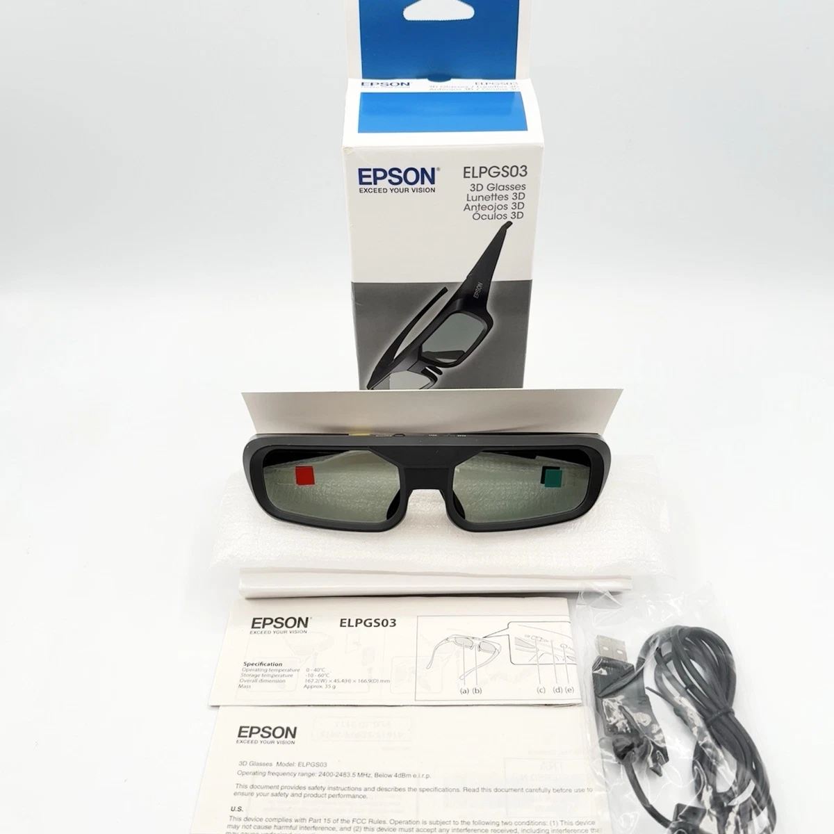 Epson 3D TV Glasses & Accessories for sale - eBay