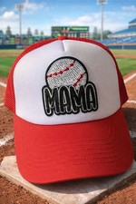 Woman Trucker Hat- Baseball Mama