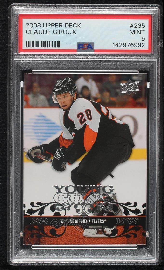 2008-09 Upper Deck Young Guns Claude Giroux #235 PSA 9 MINT 1l9a