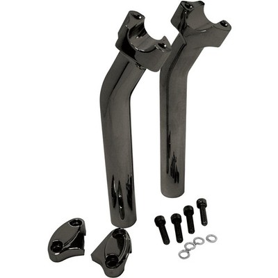 V-Factor Black 9'' Rise with 1 1/2'' Pullback Riser Kit for All Models - 41013