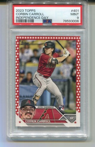 Corbin Carroll [Independence Day] #401 2023 Topps card