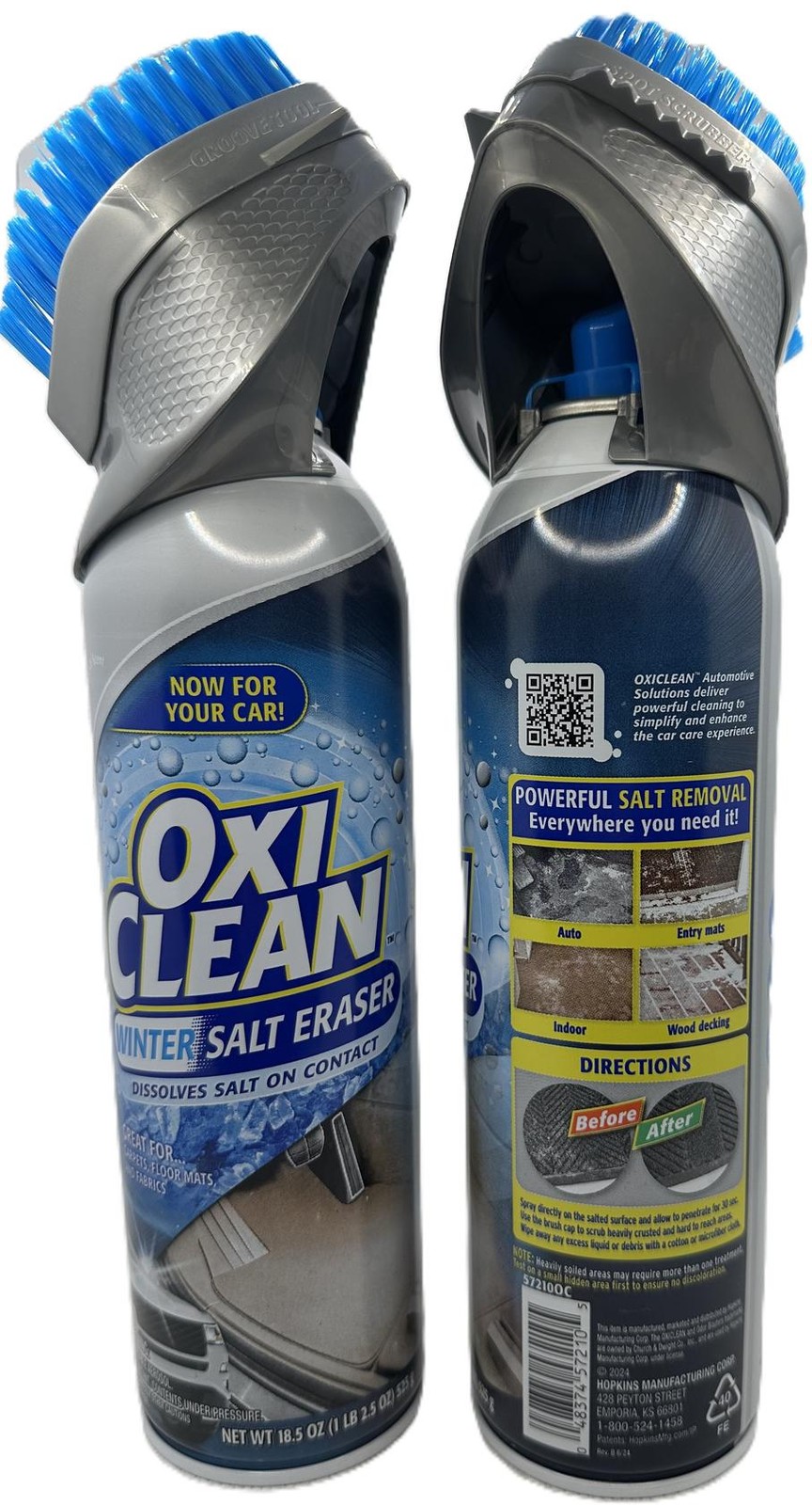 Oxiclean&reg; Winter Salt Eraser Auto Cleaner & Deodorizer 18.5 oz 2-Pack 57210OC