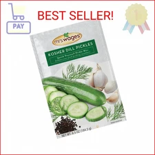 Mrs. Wages Kosher Dill Pickles Quick Process Mix, Quick and Easy, Simple-To-Use,