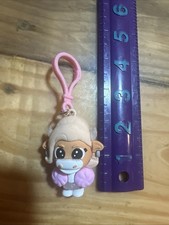 PVC Eyed Animal Key Chain Key Ring - New - Cow