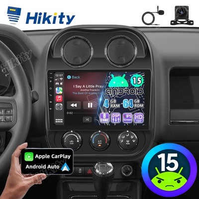 4+64GB CarPlay Android Autoradio Für Jeep Compass MK49 11-16 GPS Navi WiFi +KAM