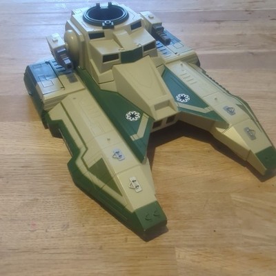 Star Wars 3.75'' Scale Clone Wars 2012 Republic Fighter Tank Green - INCOMPLETE 