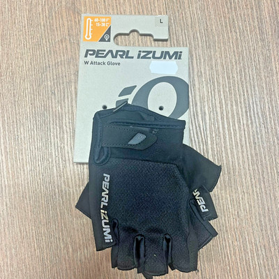 PEARL iZUMi W Attack Fahrradhandschuhe, Damen, L, Schwarz, Kurzfinger, NEU