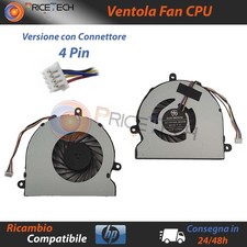 Ventola Fan CPU HP 250 G6, 255 G6 15-AY - 925012-001 (Versione 4 Pin)