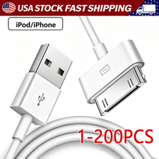 3FT 30 pin USB Charging Data Cable Cord for iPad 1/2/3 iPod Nano 1-6 LOT