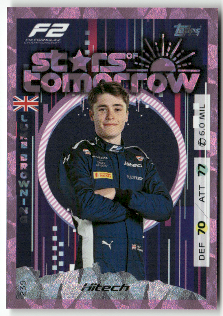 Topps F1 Turbo Attax 2025 Formel 1 No. 239 Luke Browning Stars of