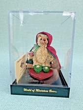 World of Miniature Bears 3" mohair Lady Fern#1174 by Linda B Schaff Handmade