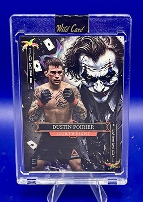 Dustin Poirier 1/1 2025 Wild Card Jokers Wild MMA Legend Full Art
