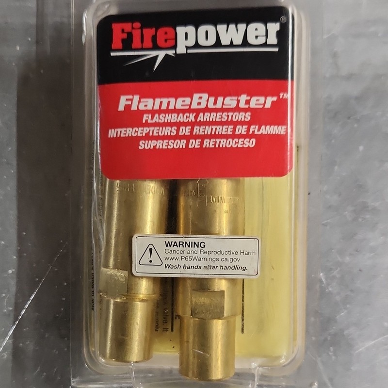 Firepower FlameBuster Regulator Flashback Arrestor for Oxygen 0656-0016