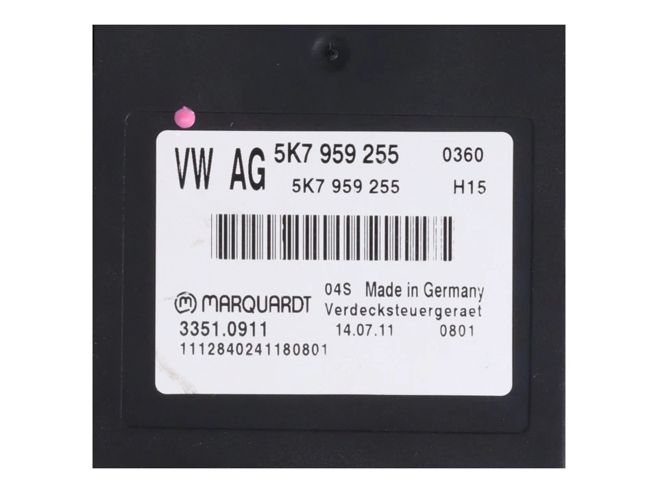 Centralina VW Golf VI Cabriolet (517) 1.6 TDI 77 kW 105 PS (03.2011-05.2016) - Immagine 3 di 3