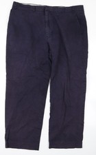 Blaue Herrenhose UK Gr&ouml;&szlig;e 40 m&s Regular Fit